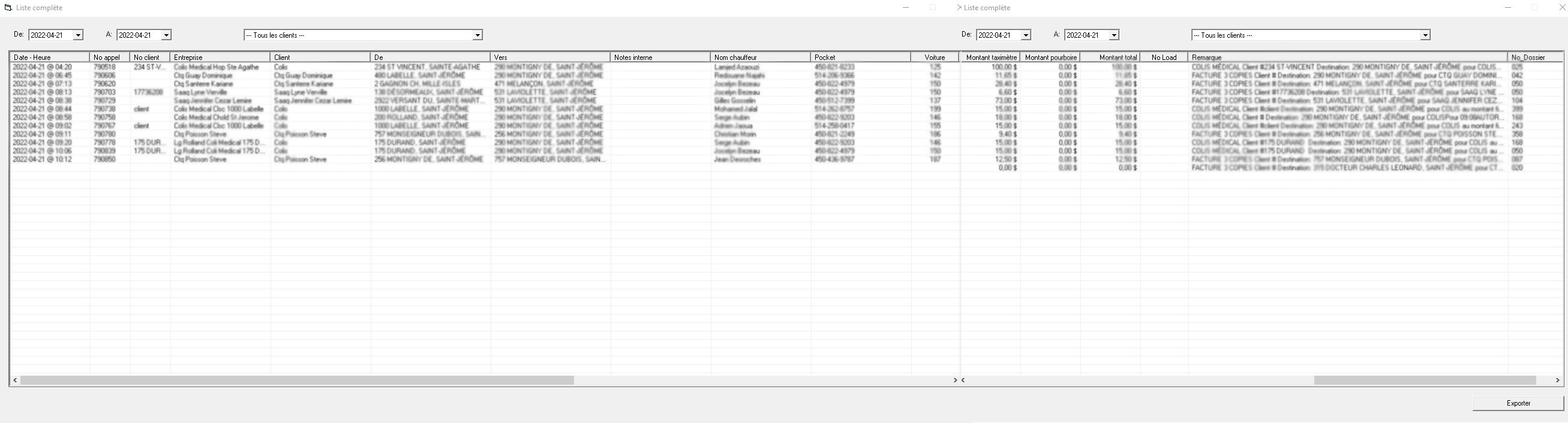 Fichier Liste complète facturation dossier client admin jpeg Base de connaissances Fraxion